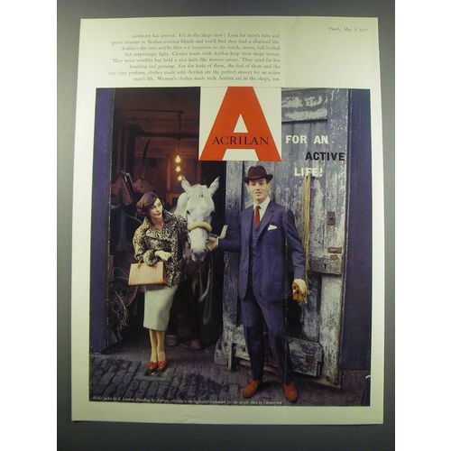 1957 Chemstrand Acrilan Acrylic Fibre Ad