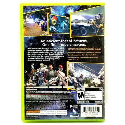 Mass Effect Microsoft Xbox 360 2007 Complete (M3)