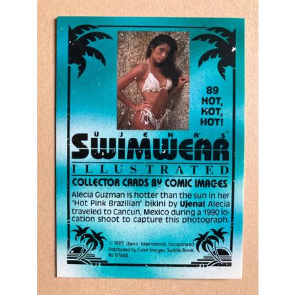 Ujena Swimwear Illustrated 1993 Edition Base trading card # 89 Alecia Guzman (A)