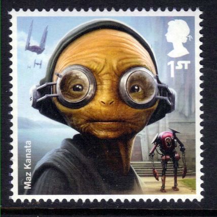 GB 2017 QE2 1st Star Wars Maz Kanata Umm SG 4007 ( J731 )