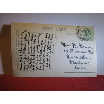 women's work FRANCO-BRITISH EXHIBITION, LONDON 1908 used antique postcard RP =