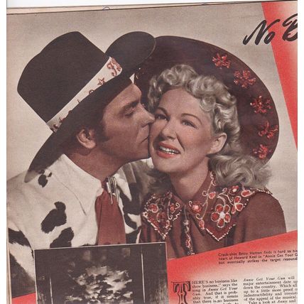 Vintage Picturegoer Magazine - Oct 1950 - Betty Hutton Cover, Howard Keel