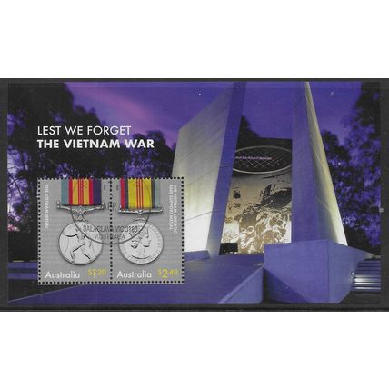 AUS 2023 'LEST WE FORGET - THE VIETNAM WAR' M/S FINE USED EBID80-546aXL)