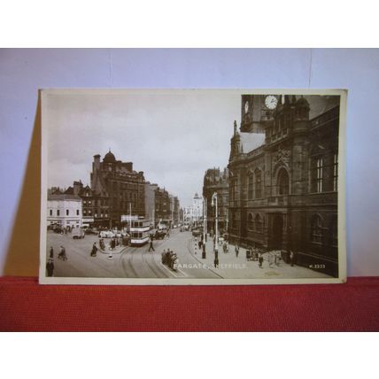 FARGATE, SHEFFIELD, YORKSHIRE used vintage postcard 1950s =