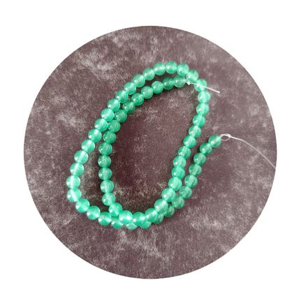 Aventurine Green 6 mm Natural Stone Beads String Avg 62 Beads 15 inches long NB4