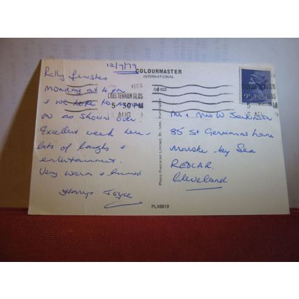 multiview, BOURTON-ON-THE-WATER, Glos. used postcard Colourmaster 1979 pm =