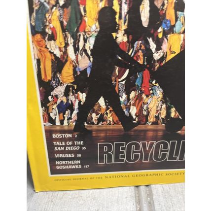 National Geographic Magazine July 1994 Recycling - Vintage Collectable