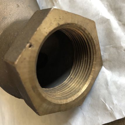 UNITED BRASS works 1-1/2" BOILER Y BLOW DOWN VALVE 200 RANDLEMAN N.C,gate,AL