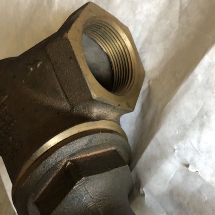 UNITED BRASS works 1-1/2" BOILER Y BLOW DOWN VALVE 200 RANDLEMAN N.C,gate,AL