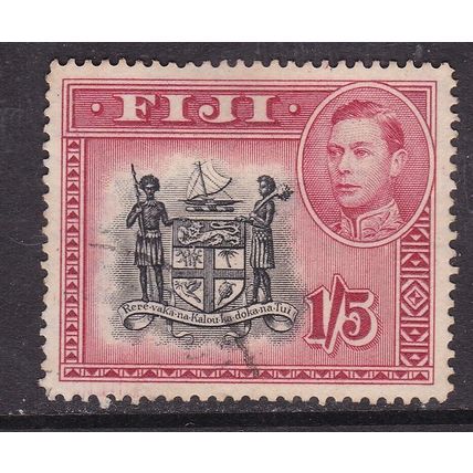 Fiji 1940 Arms 1/5 Fine Used SG 263 VGC