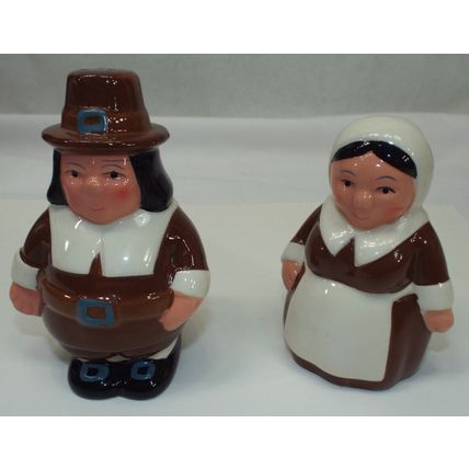 Thanksgiving Salt & Pepper Pilgrims Publix Supermarket 2004