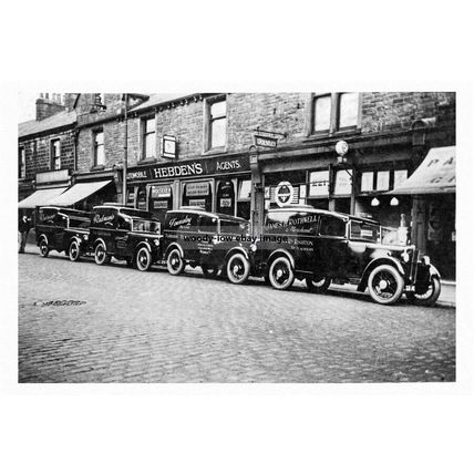 pt1090 - Hebden Motor Agents Jowett Vans , Burnley , Lancashire - print 6x4