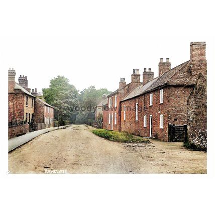 ptc1940 - Yorks. - Terraced Cottages/Houses in Rawcliffe Village - print 6x4