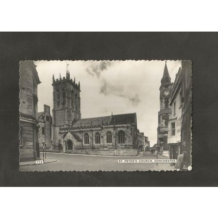Postcard Dorset Dorchester St Peters