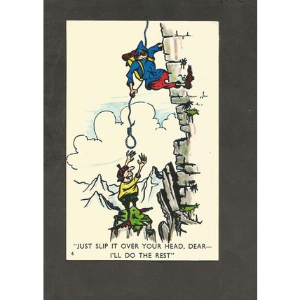 Saucy Postcard 1960s/70s Slip it over your head Webster Keswick