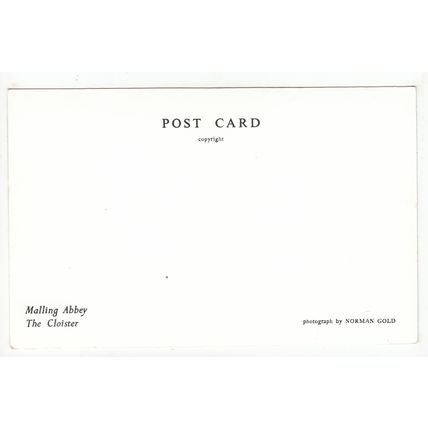 The Cloister Malling Abbey Postcard Kent