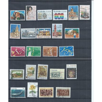 Australia stamps. 1982 used lot. Australia Day, QEII Birthday, etc (Q190)