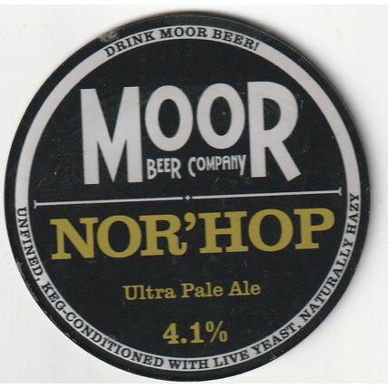 UNUSED GLASS KEG CLIP FRONT - DORTMUNDER ACTIENBRAUEREI (GERMANY) - DAB EXPORT