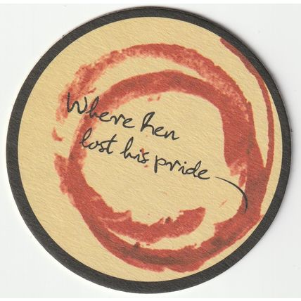 BEER MAT - CHURCH FARM BREWERY - WHERE BEN LOST HIS PRIDE -(Cat No 004) - (2013)