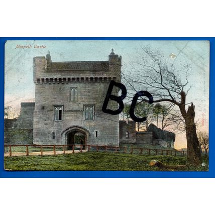 Postcard Morpeth Castle Northumberland Nr Pegswood Ashington Bedlington