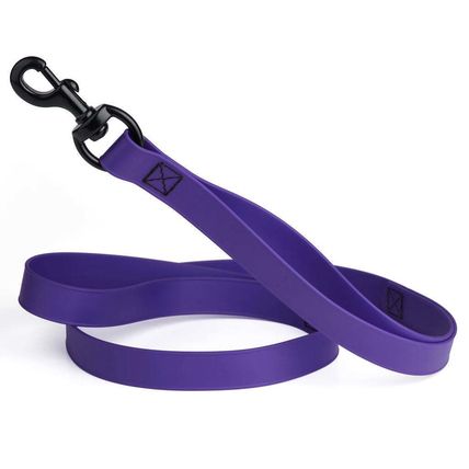 Dog Pet Waterproof Multi-Handle Leash Violet Purple W 3/4" - L 4'
