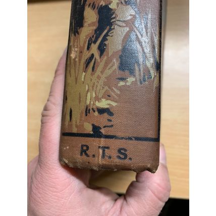 ANTIQUE "JEFFREY OF THE WHITE WOLF TRAIL" WESTERN COWBOY FICTION BOOK (P4)