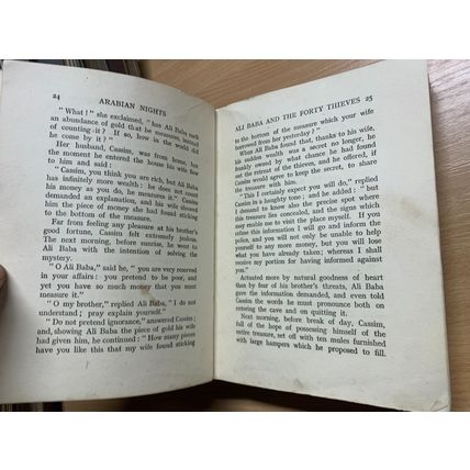 c1920 "TALES FROM THE ARABIAN NIGHTS" AE JACKSON ART FICTION ANTIQUE BOOK (P4)