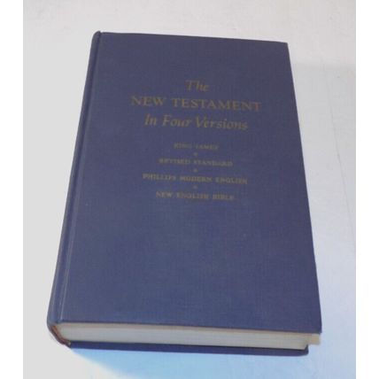 The New Testament In Four Versions Bible Hardcover Christianity Today 7th Edit