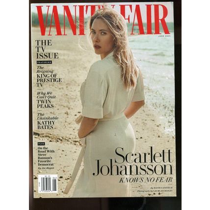Vanity Fair SCARLETT JOHANSSON cover "KNOWS NO FEAR" UNSINKABLE KATHY BATES NEW