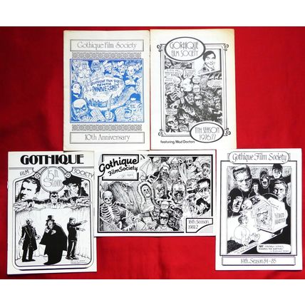 GOTHIQUE FILM SOCIETY: Rare x5 Season Programmes