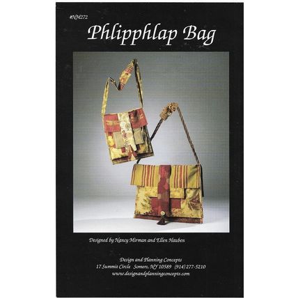 Nancy Mirman #NM272 Phlipphlap Bag Instructions in 2 Sizes 12x13.5” 20x16” ©2002