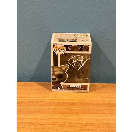 Funko Pop! Rocket #1202 Facsimile Laser Autographed Figure (Box & Protector)