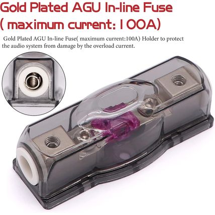 0 Gauge Amp Wiring Kit,3000 Watt Amplifier Sub Installation Kit Make Connections