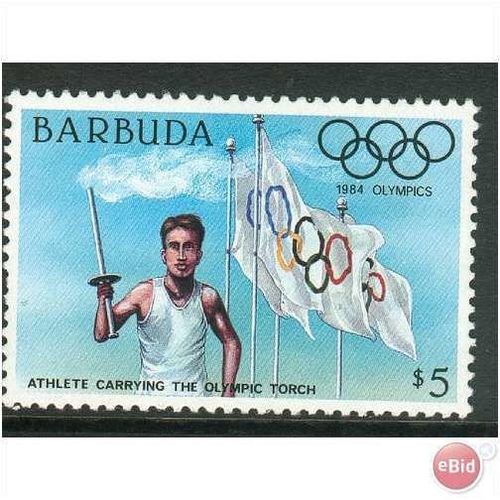 Barbuda stamps 1984 - SG 733 - Olympic Torch Bearer MNH