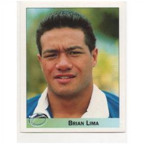 Merlin Rugby World Cup 1995 sticker No.123 Brian Lima