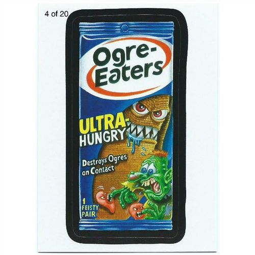2010 Wacky Packages ANS 7 Wack-O-Mercial - #4 - Ogre-Eaters
