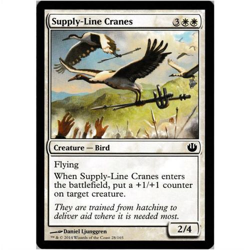 Magic the Gathering - Journey Into Nyx - #28/165 - Supply-Line Cranes