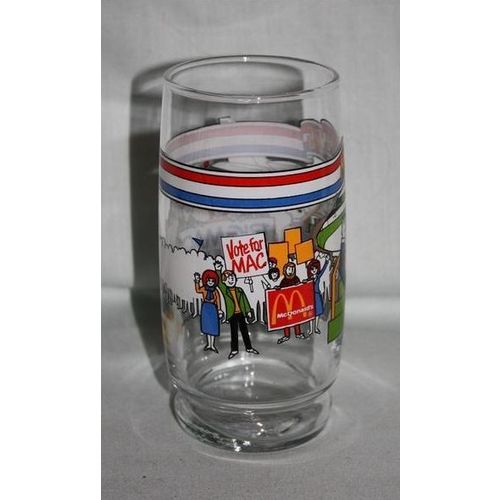 1986 McDonalds McVote '86 Glass