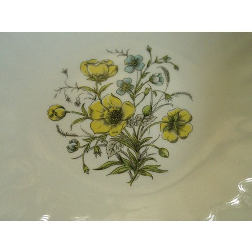 J & G Meakin Classic White Floral Dish