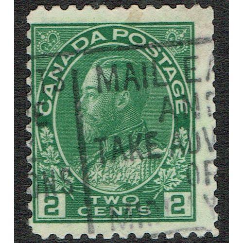 Canada 1922 2c Deep Green SG247 GU