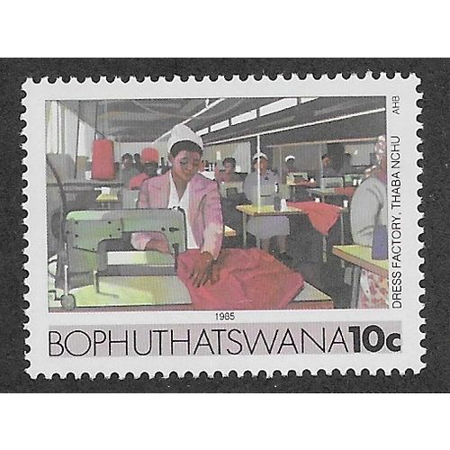 BOP 1984 U/M 10c 'DRESS FACTORY' (EBID64-376)