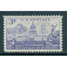 1001 3c Colorado Fine MNH MA0094