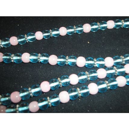 29" lake blue & solid pink glass lanyard cord sun reading driving glasses