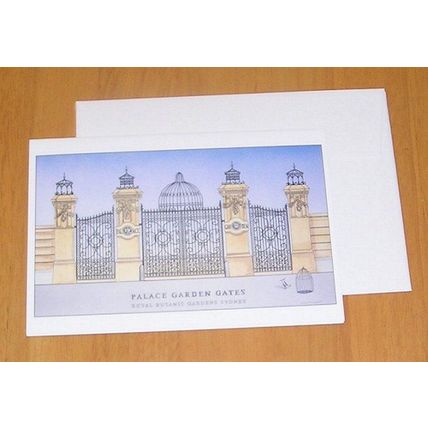 National Trust - Royal Botanic Gardens Palace Gate Sydney - Greeting Card - New