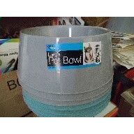 Duke's plastic Dog bowls