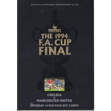 CHELSEA v MANCHESTER UNITED FA CUP FINAL 1993/94