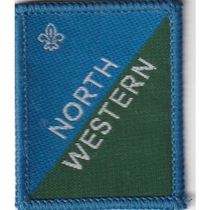 Scout Badge Scotland - North Western - Black Back (BZ205)
