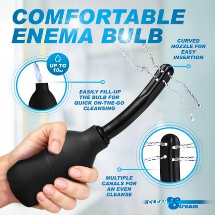 Clean Stream Complete Cleansing System Kit Enema Steel Hose Cleanstream Anal Ass