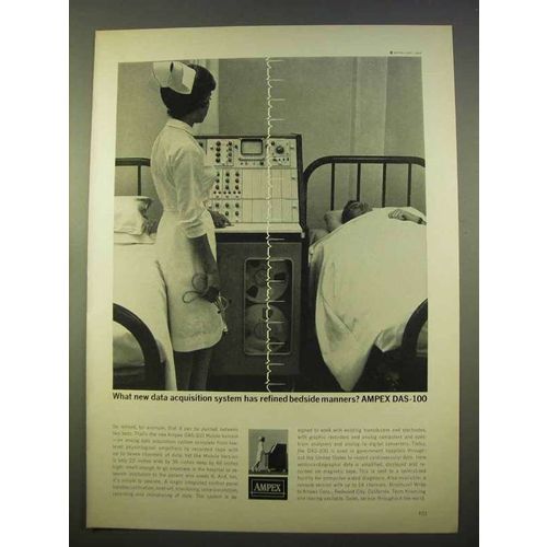 1963 Ampex DAS-100 Mobile Data Acquisition System Ad