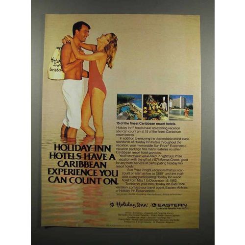 1983 Holiday Inn Ad - Caribbean Experience
